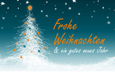 Frohe Weihnachten und ein gutes neues Jahr!