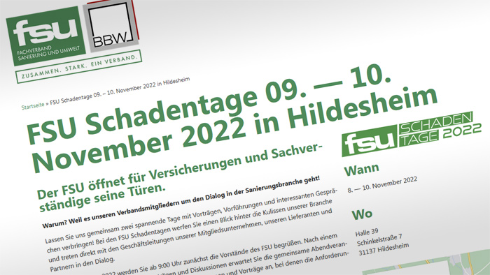 FSU Schadentage 2022 in Hildesheim